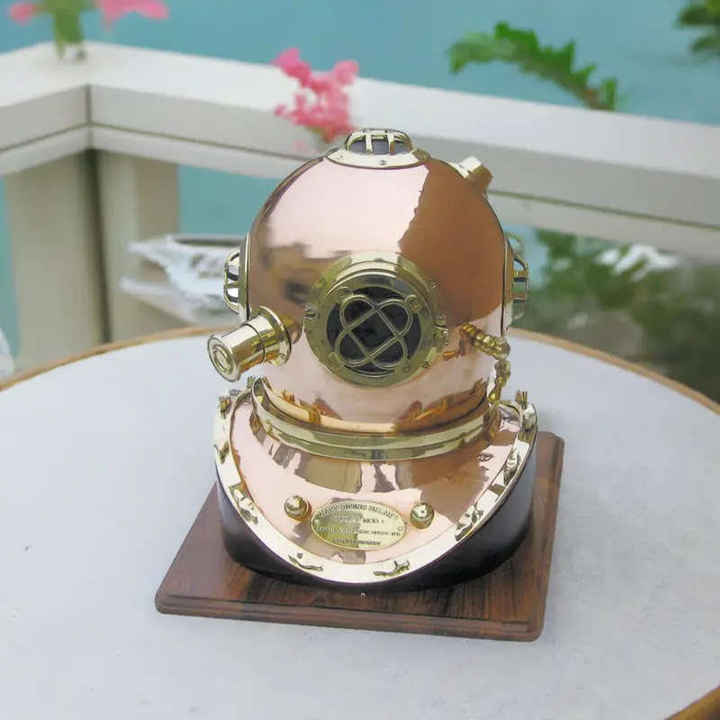 Massive Taucherglocke aus Kupfer und Messing- Seefahrt- Nautik- 55 cm