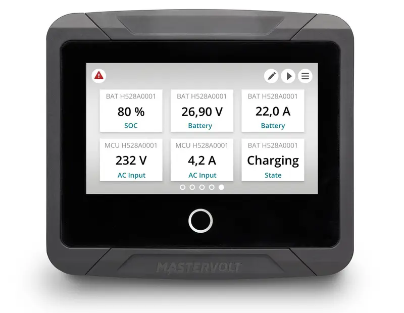 Mastervolt EasyView 5 – Touch-Systemmonitor für MasterBus-Netz