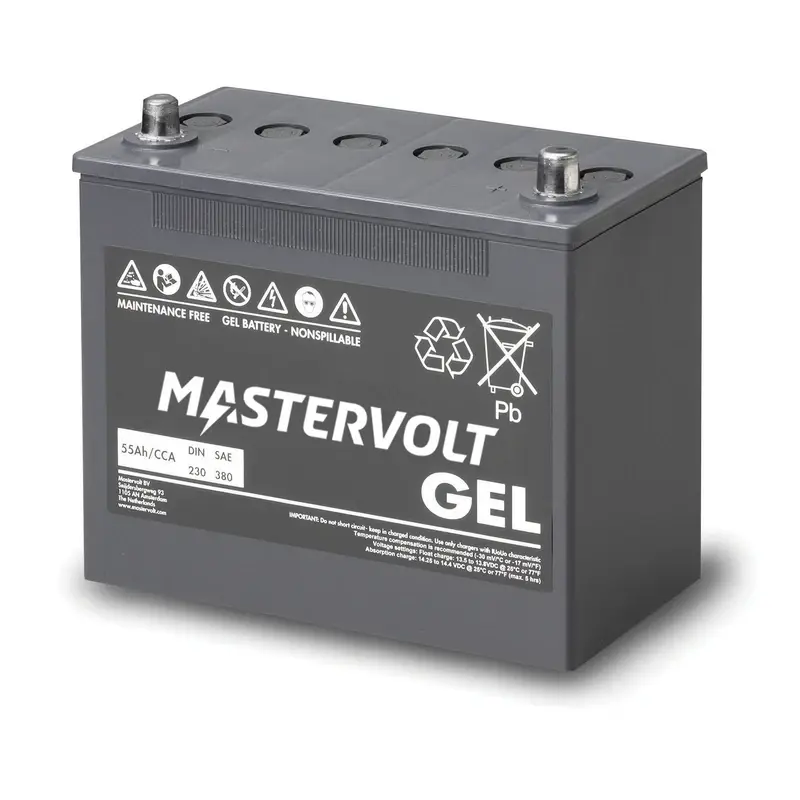 Mastervolt MVG 12/55 Ah, Gelbatterie, 12 V, 55 Ah