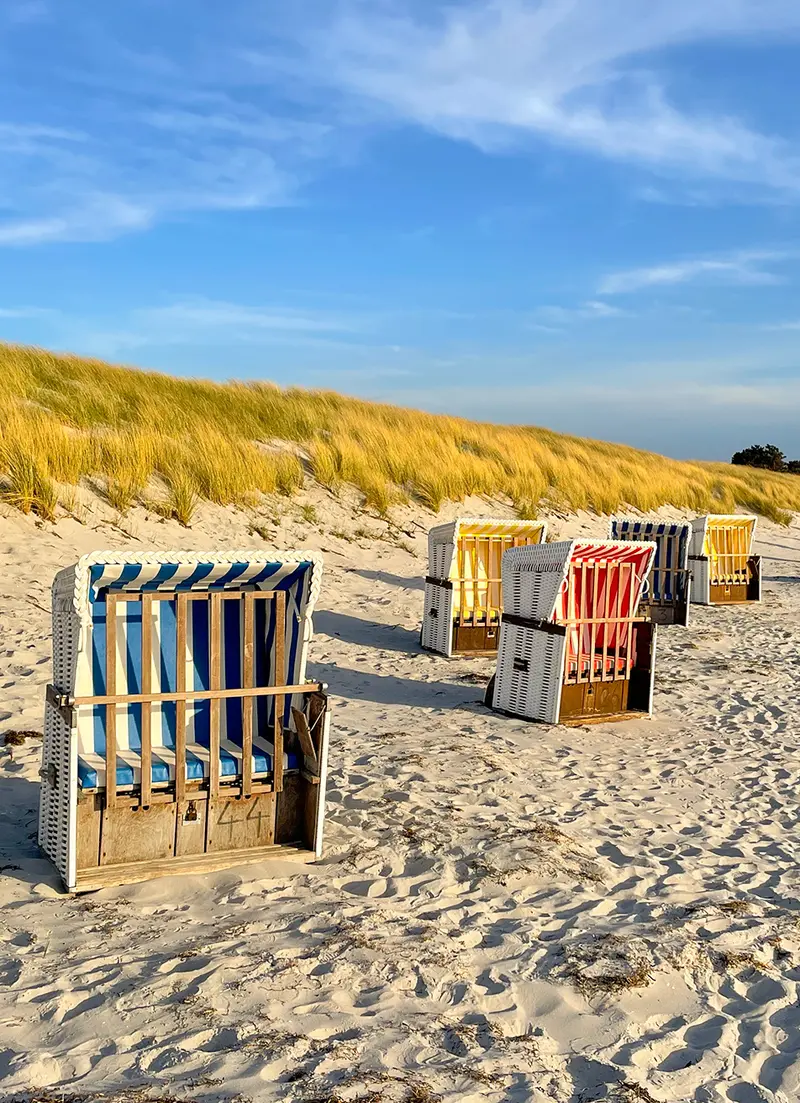 Miete — Strandkorb Abschnitt A
