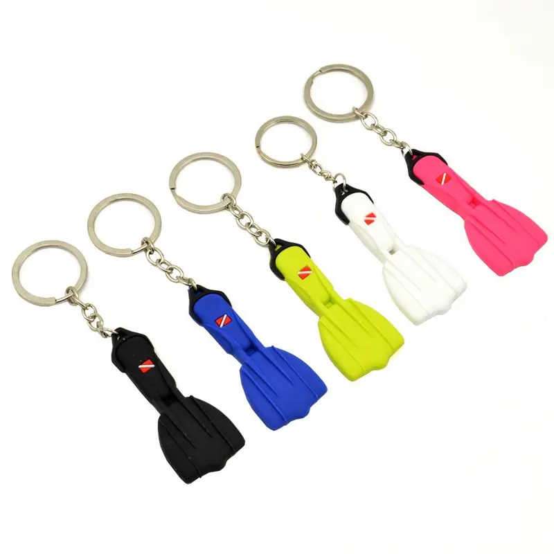 Mini Scuba Fins Key Chain
