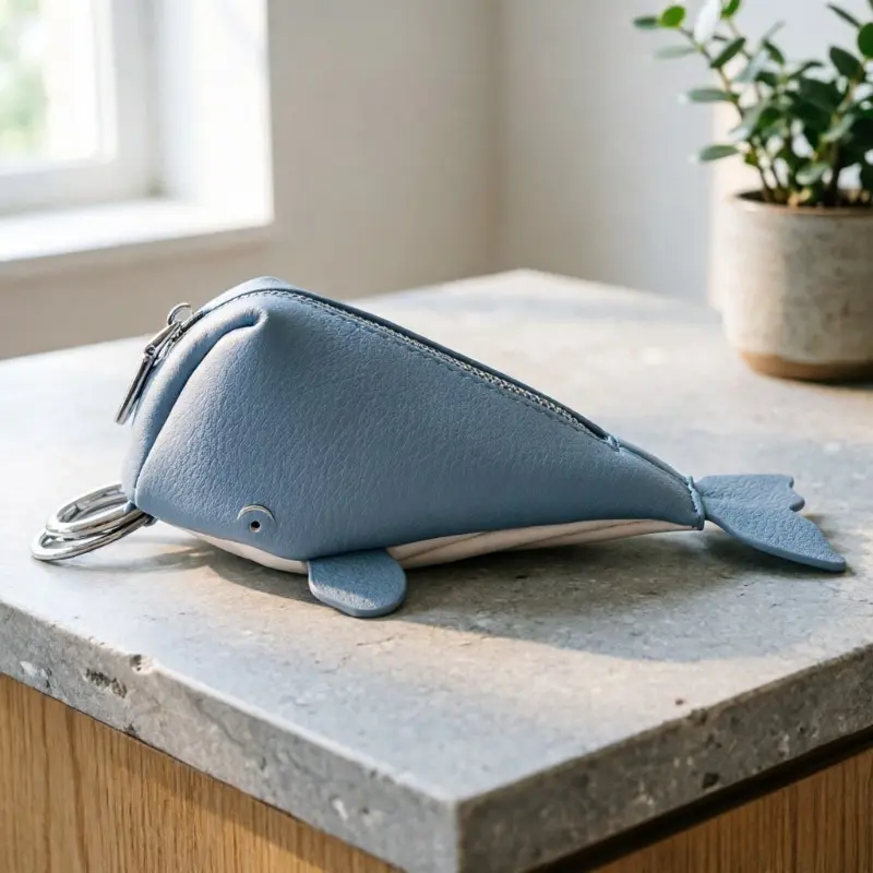 Mini Whale Keychain - Multifunctional Zipper Purse