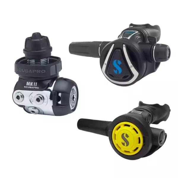 MK11 / C370/R105 Atemreglerset 1. und 2. Stufe,Octopus DIN