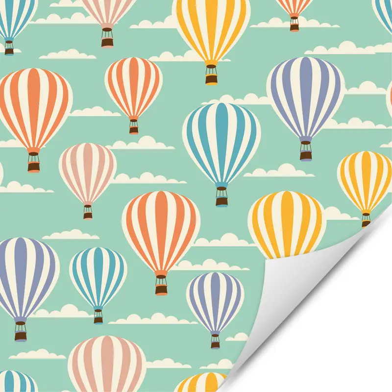Möbelfolie Heißluftballons | Selbstklebend