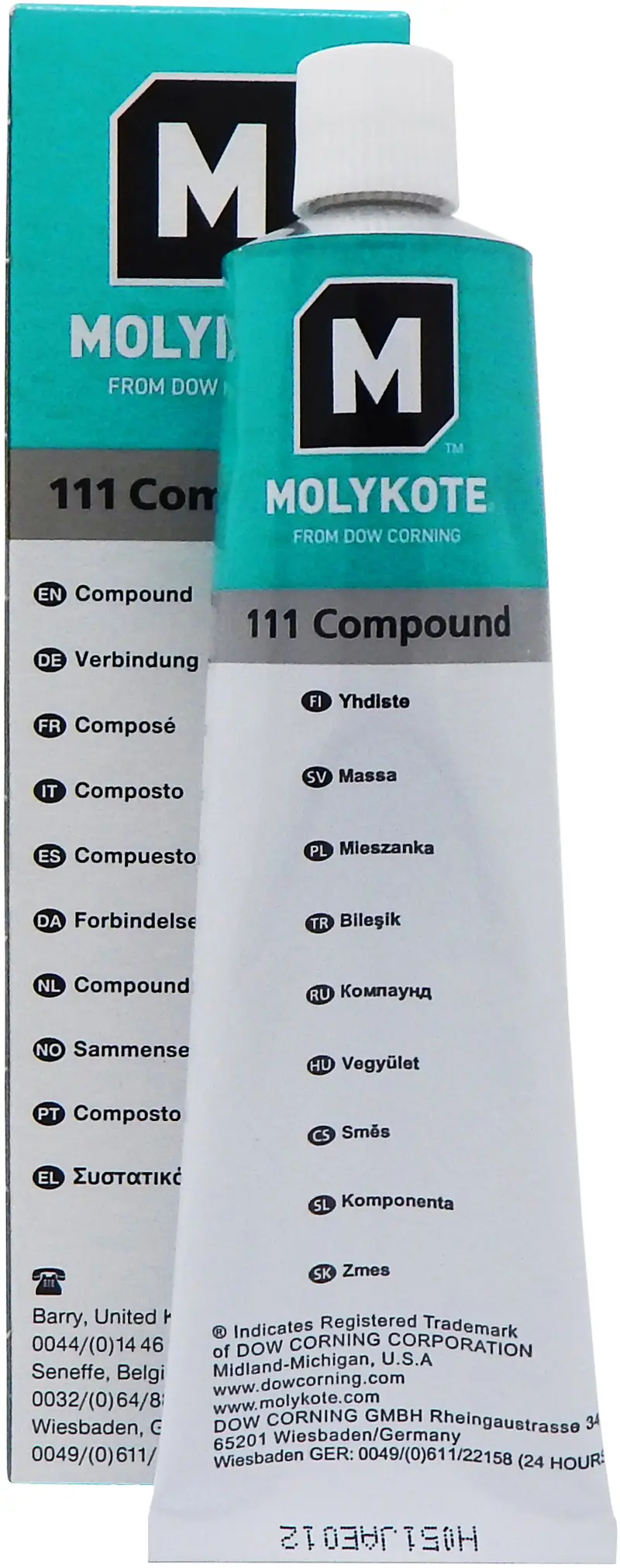 Molykote 111 Compound, Schmiermittel für Rebreather
