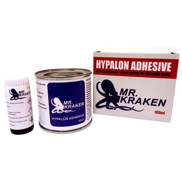 Mr. Kraken 2K Schlauchbootkleber für Hypalon auf Hypalon Boote in 100 ml Dose