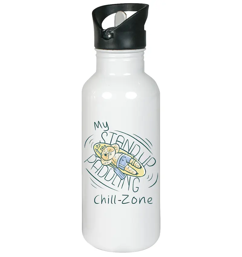 My Stand Up Paddling Chill-Zone - Edelstahl-Trinkflasche