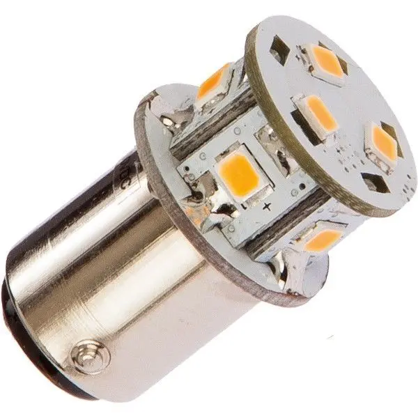 NauticLED LED-Leuchtmittel BA15S – dimmbar, 1,4 W, 10–35 V DC