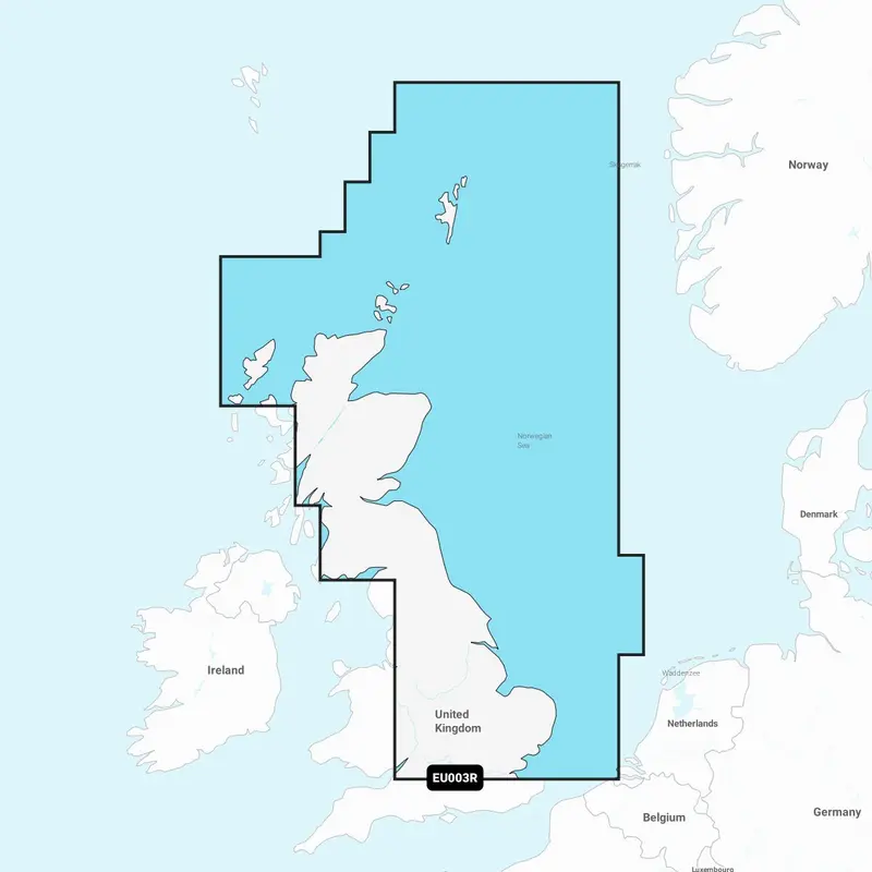 Navionics+ EU003R – Elektronische Seekarte Großbritannien Ostküste
