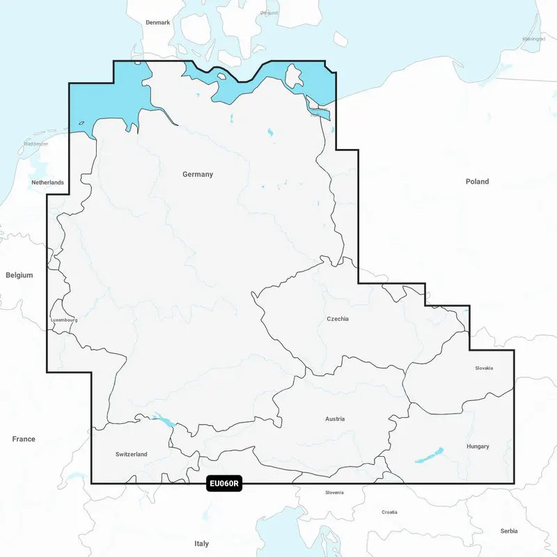 Navionics+ EU060R – Elektronische Seekarte Deutschland Inlandsgewässer