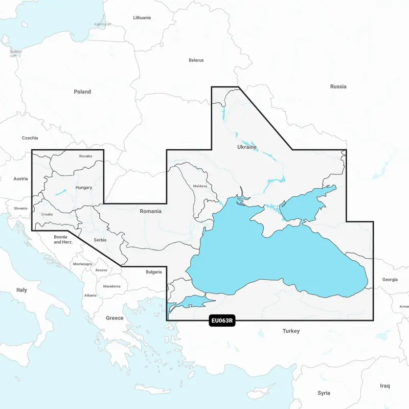 Navionics+ EU063R – Elektronische Seekarte Schwarzes Meer