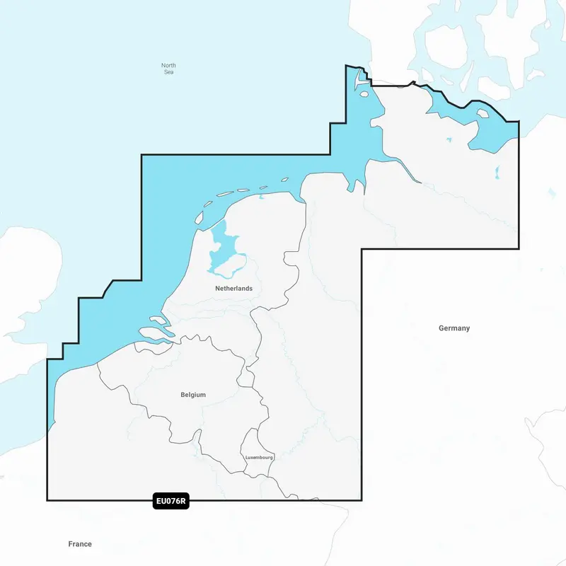 Navionics+ EU076R – Elektronische Seekarte Benelux, Deutschland Nord- & Ostseeküste