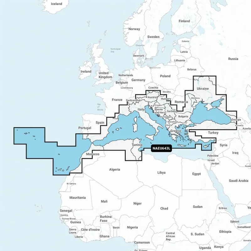 Navionics LARGE NAEU643L MicroSD