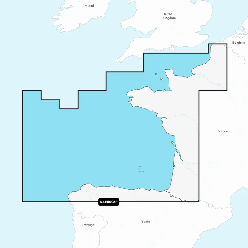 Navionics+ NAEU008R – Golf von Biskaya (Bay of Biscay)