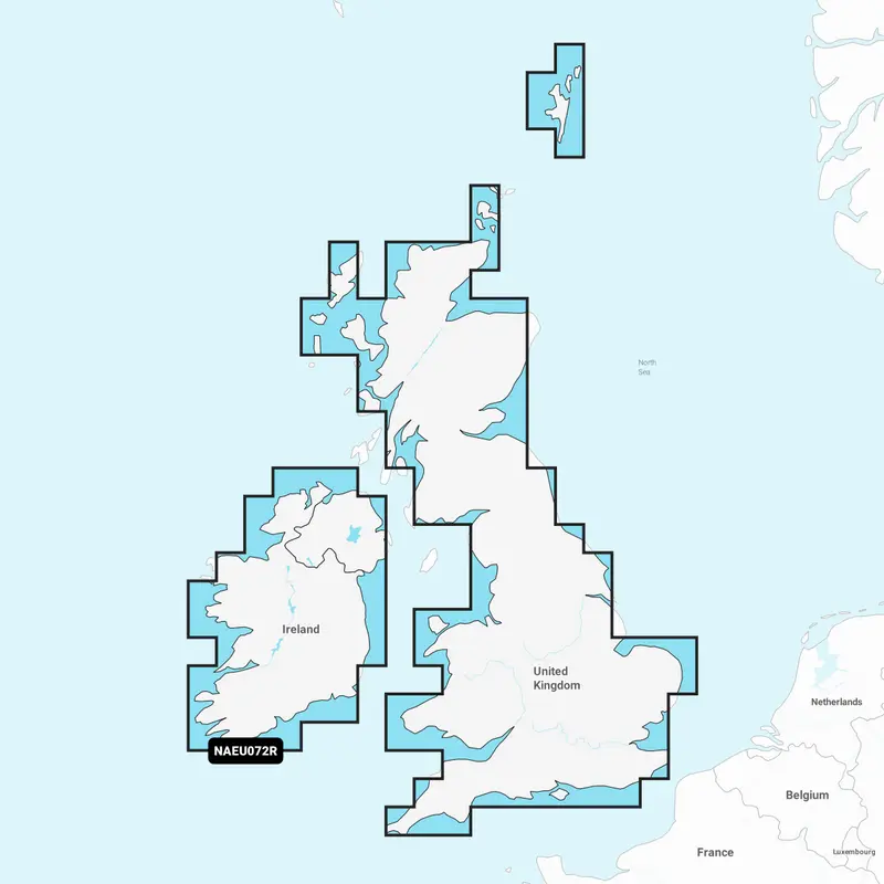 Navionics+ NAEU072R Großbritannien & Irland, Seen & Flüsse
