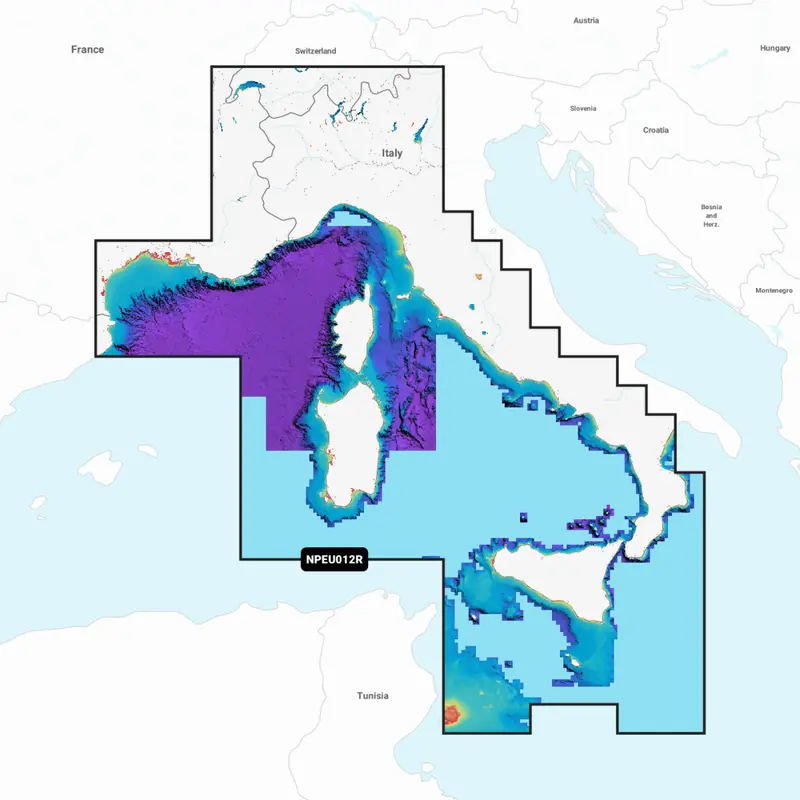 NAVIONICS PLATINUM+ Mittelmeer Zentral und Westen, NPEU012R