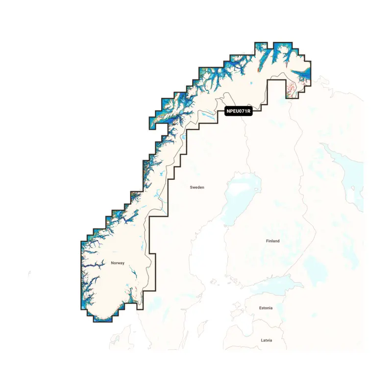 NAVIONICS PLATINUM+ Norwegen Seen & Flüsse, NPEU071R