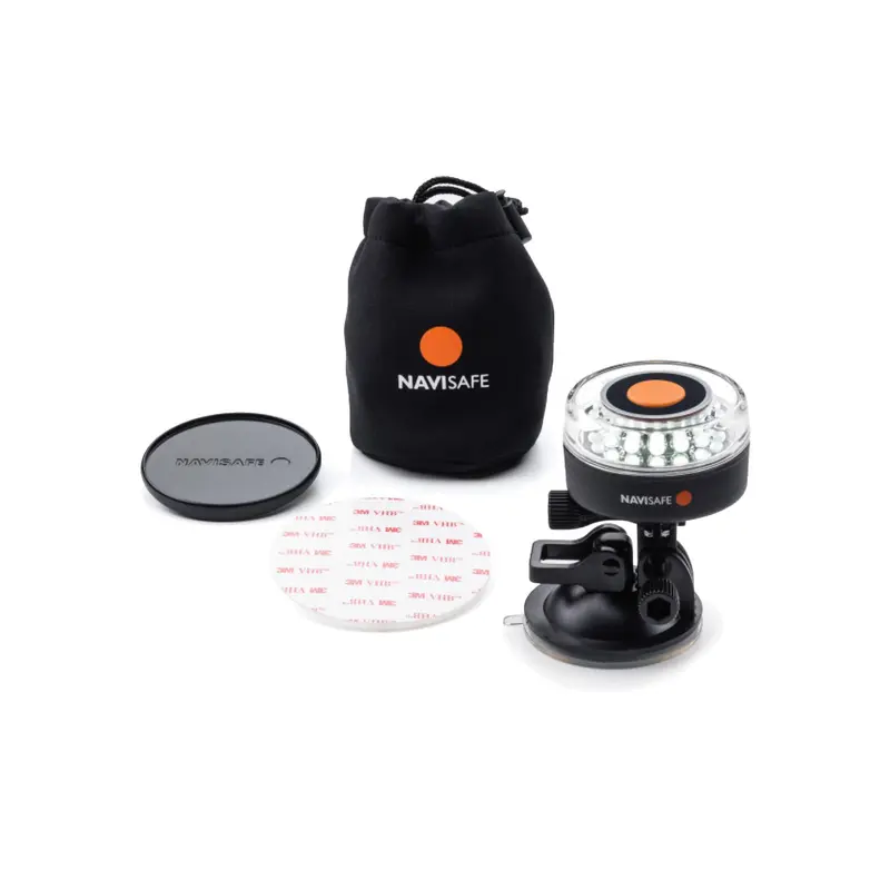 Navisafe Navilight 360° – batteriebetriebene LED-Positionsleuchte mit Saugnapf