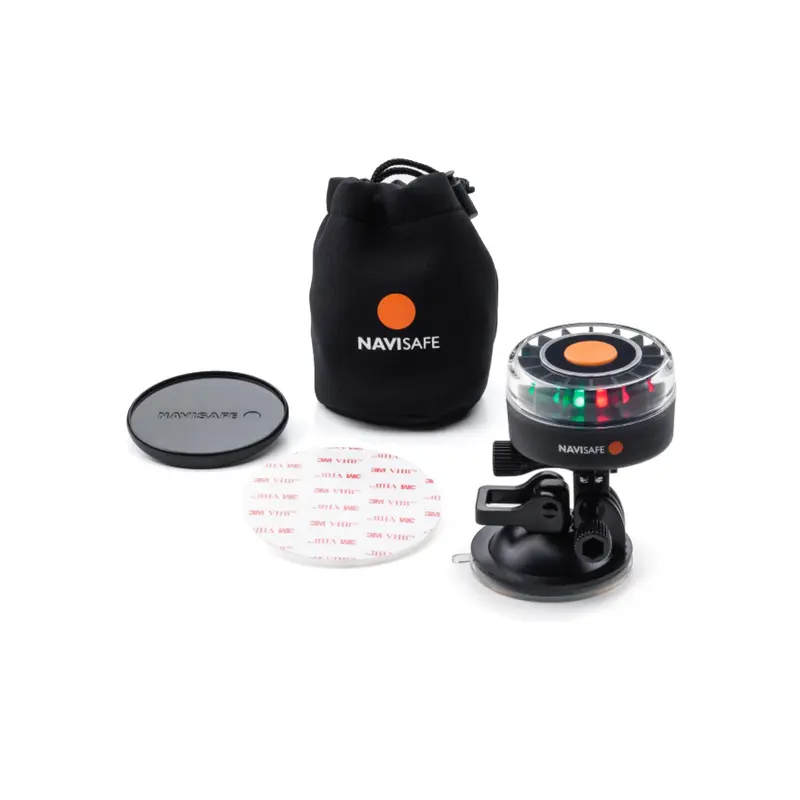 Navisafe Navilight Dreifarben-LED-Leuchte – batteriebetrieben mit Saugnapf-Basis