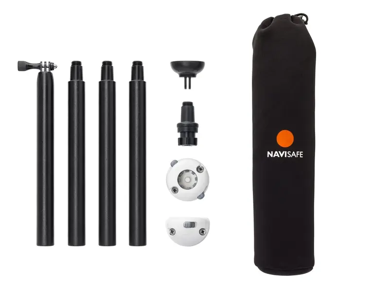 Navisafe Navimount Stange 1 m – zusammensteckbarer Masterstab für Navilight-Leuchten