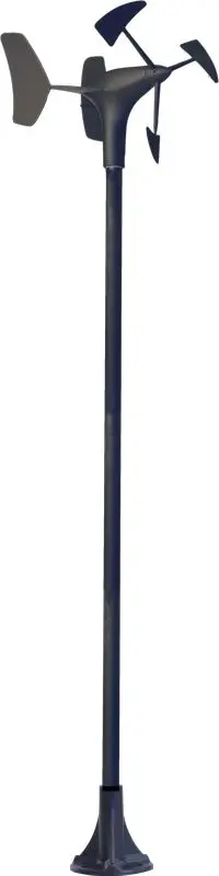 Nexus nWind Race Twin-Fin Windmess-Geber – senkrechte Montage mit 25 m Mastkabel