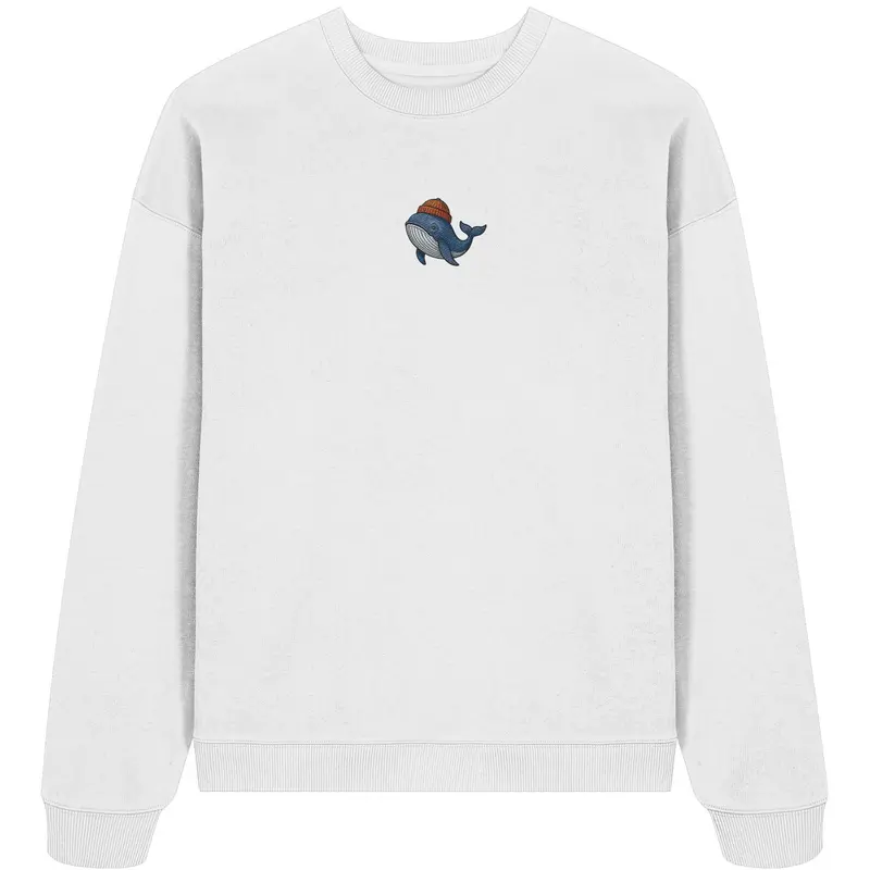 Nordic Whale - Organic Oversize Sweatshirt