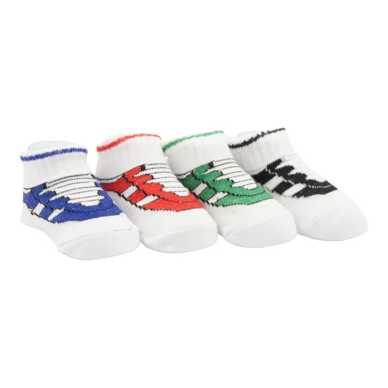NUBY BABY SOCKS 4PACK 0-6 MONTHS