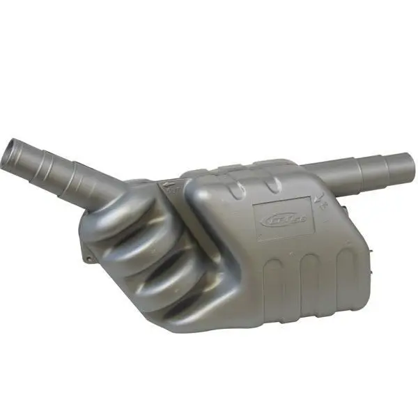 Nuova Rade Schalldämpfer für Auspuff – Kunststoff, 9 l, für Schlauchanschluss Ø 40/45/50 mm
