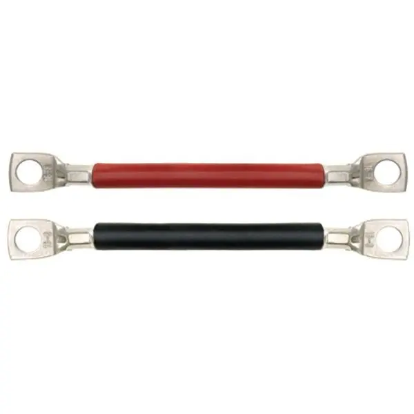Oceanflex Batteriekabel verzinnt, mit Ringkabelschuh – 25 mm², Rot