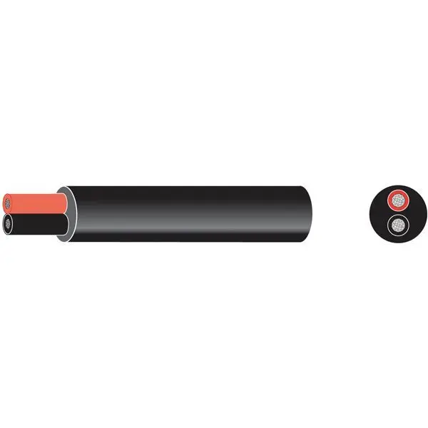 Oceanflex Kabel verzinnt rund – 2-adriges Marine-Kupferkabel