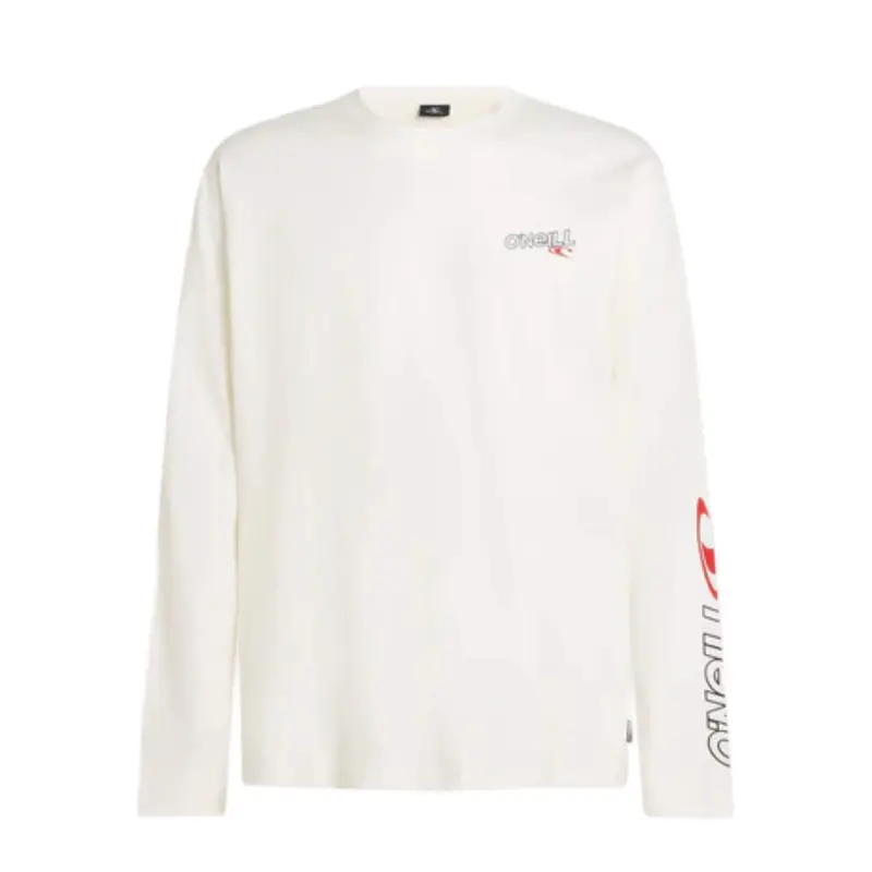 O'Neill Essentials 90's Logo LS Langarmshirt weiß