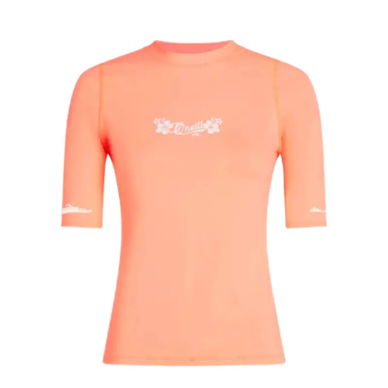O'Neill Skins SS Rashguard Damen Funktionsshirt orange