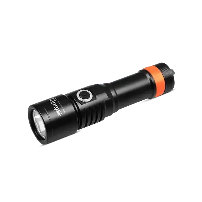OrcaTorch - D530 Spot Tauchlampe Set, 2 Akkus, 1300 Lumen, 8 Grad