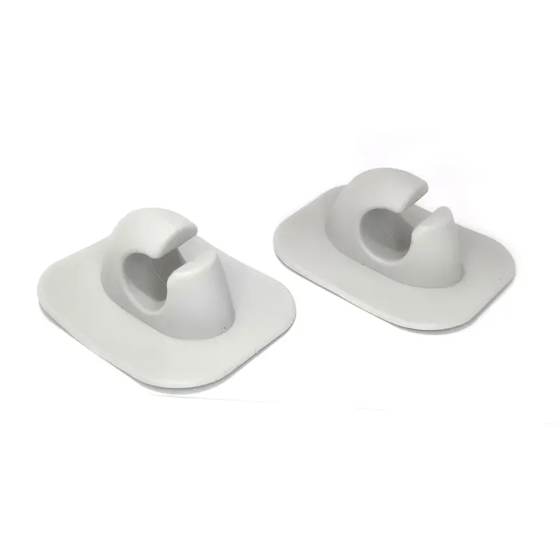 Paddelklemme / Ruderklemme für Paddel mit einem Durchmesser bis 30mm (grau) 2x Stück