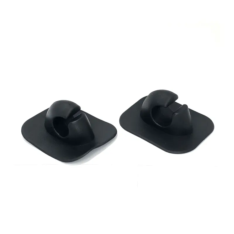 Paddelklemme / Ruderklemme für Paddel mit einem Durchmesser bis 30mm (schwarz) 2x Stück