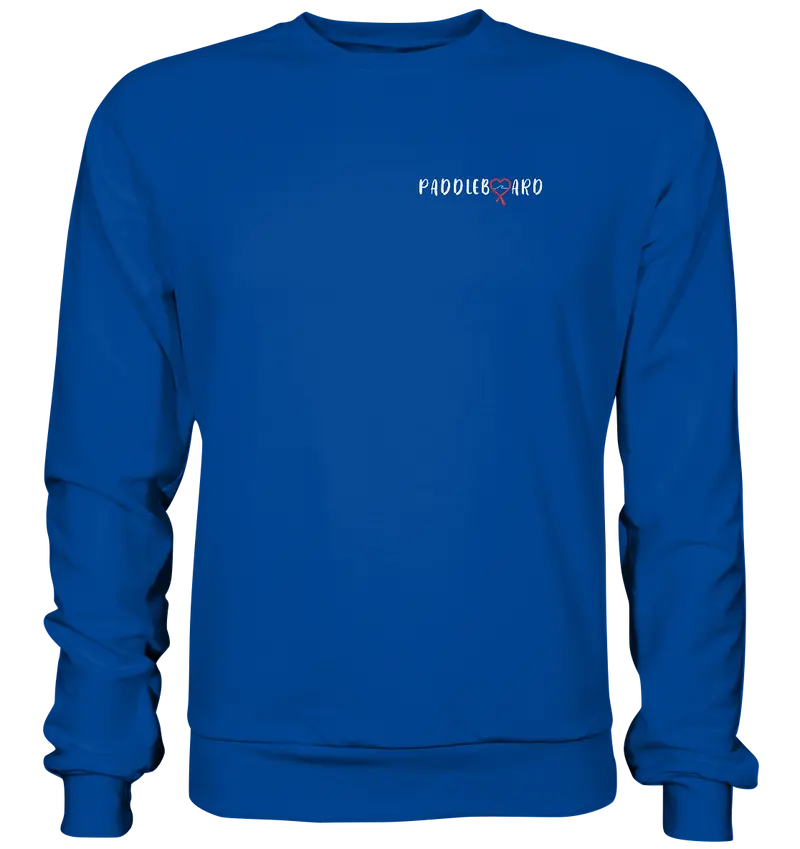Paddleboard- ein Herz für die Welle - Basic Sweatshirt