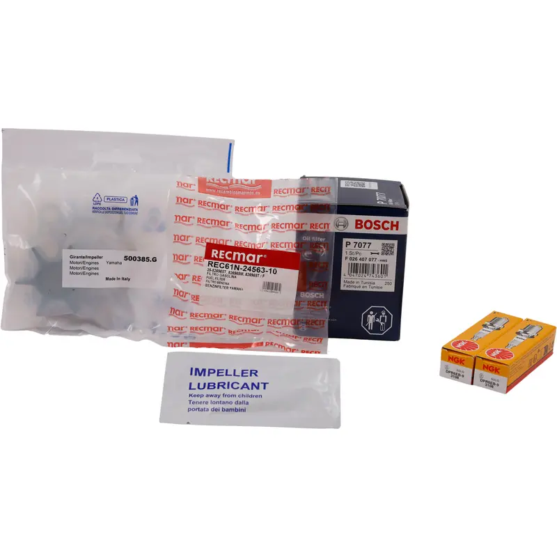Palby Servicekit 3 für Yamaha F25D – Wartungsset mit Impeller, Filter & Zündkerzen