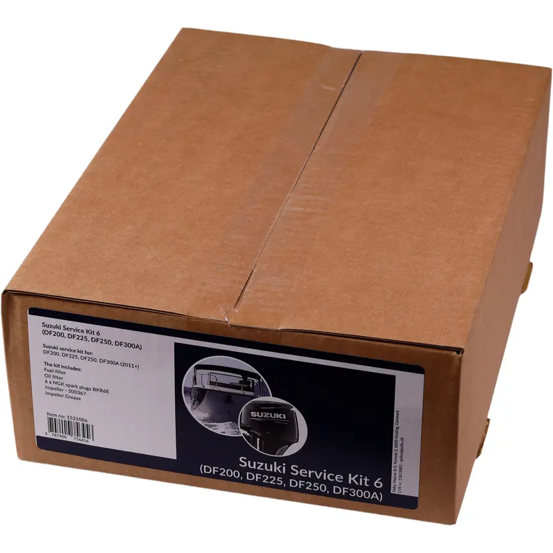 Palby Suzuki Servicekit 6 – Wartungsset für DF200, DF225, DF250 & DF300A (ab 2011)