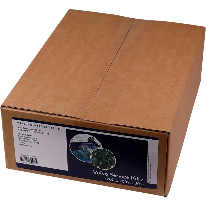 Palby Volvo Penta Servicekit 2 – Komplett-Wartungsset für 2001, 2002 & 2003