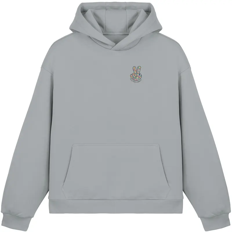 Peace. Waves. Sunsets. - Fluffy Boxcut Hoodie