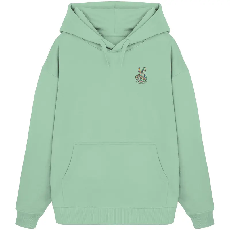 Peace. Waves. Sunsets. - Organic Oversize Hoodie