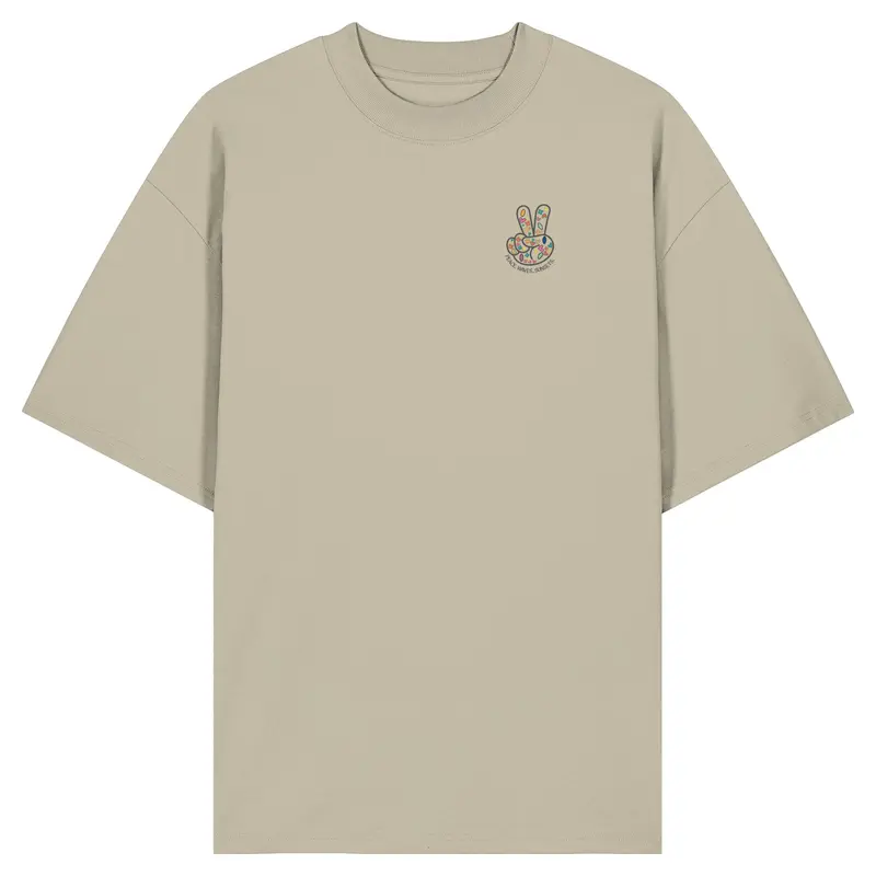 Peace. Waves. Sunsets. - Organic Oversize Shirt
