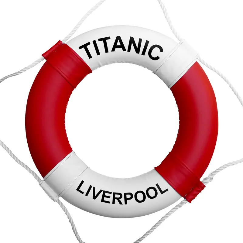 Personalised Lifebuoy Red & White