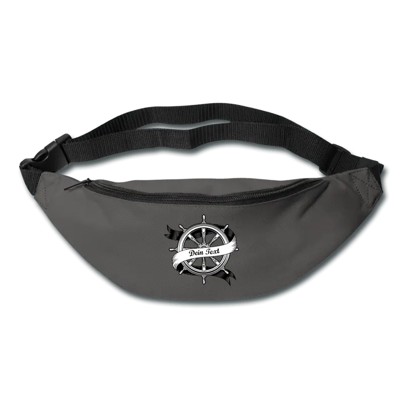 Personalisierte Boots-Gürteltasche - Steuerrad Motiv