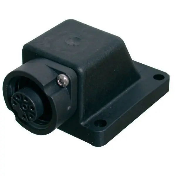 Philippi Binder Steckdosengehäuse – 90°-Winkelversion, IP67 wasserdicht