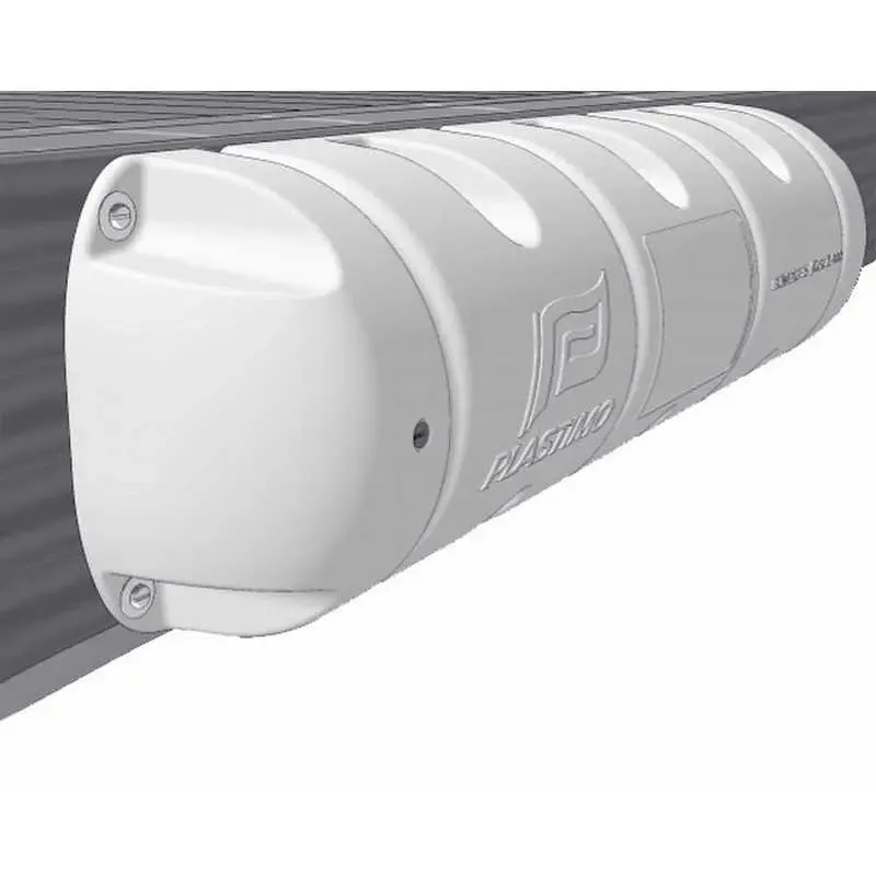 PLASTIMO Bumper 1/2, standard, weiss,18x40cm