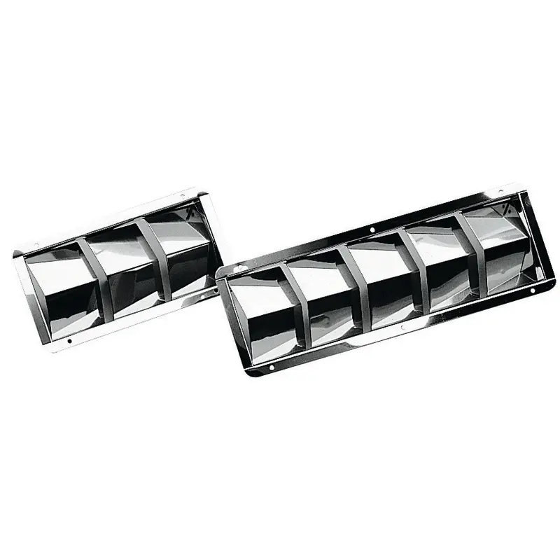 Plastimo INOX-Lueftungsgitter 111x325mm