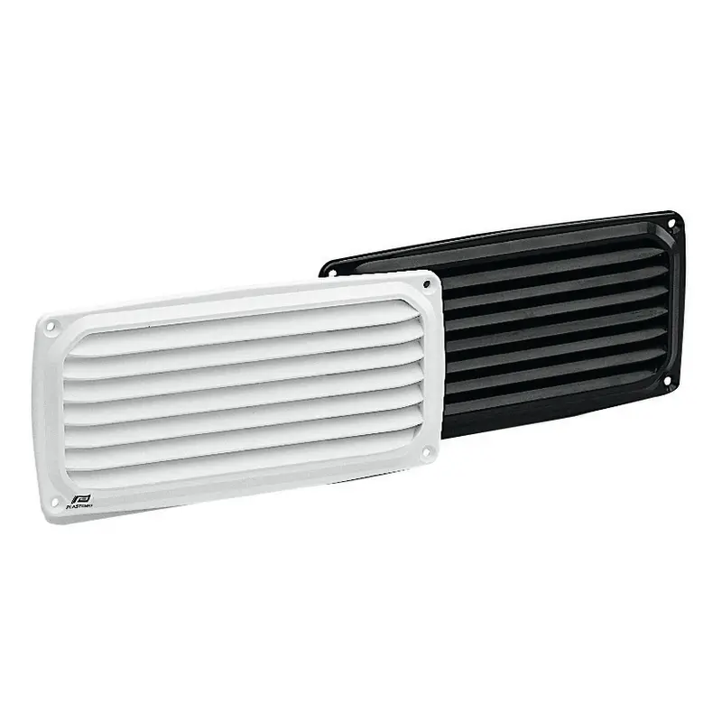 Plastimo Lueftungsgitter Schwarz 10x20cm