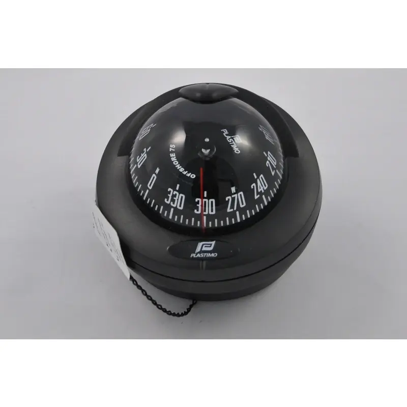 PLASTIMO Offshore 75 Kompass, schwarz, Mini-Sockel