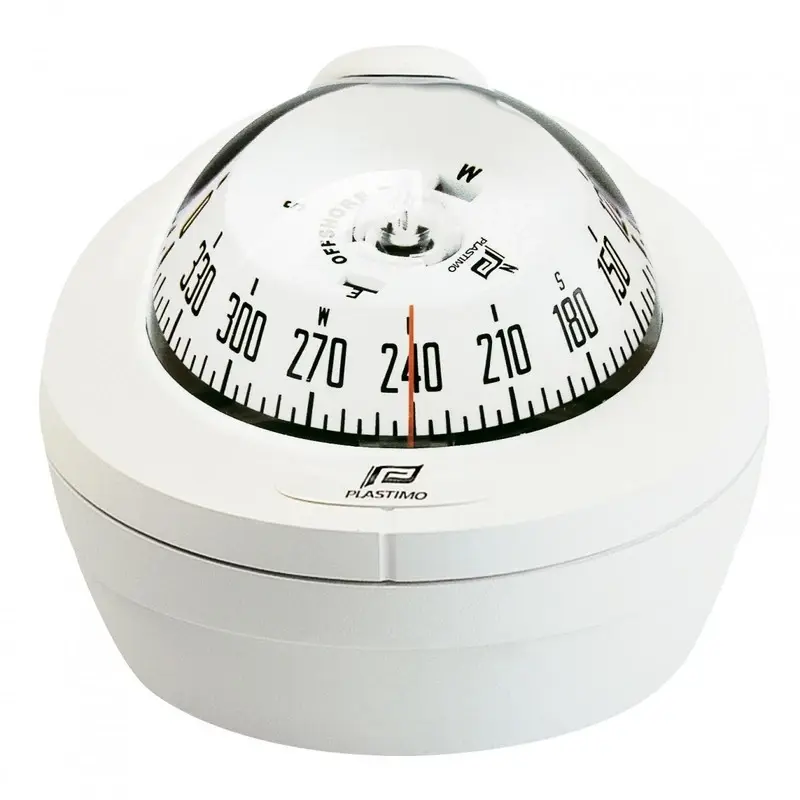 PLASTIMO Offshore 75 Kompass, weiss, Mini-Sockel